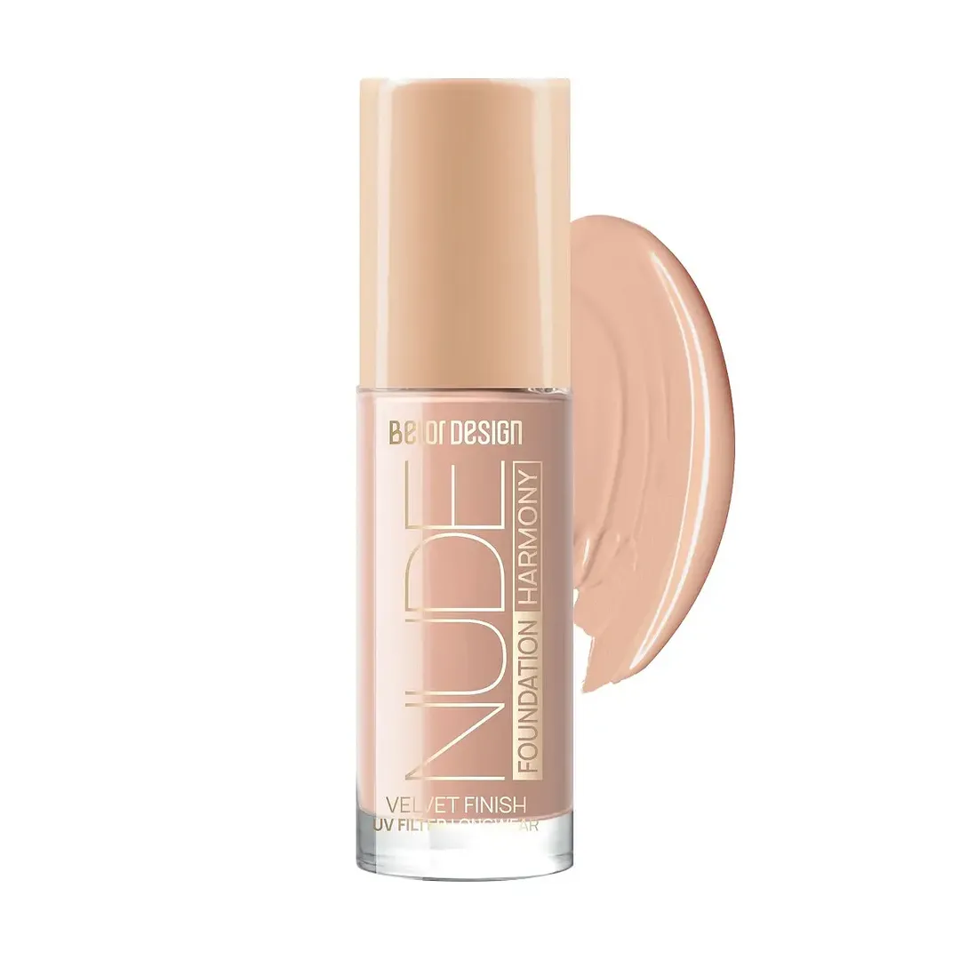 Тональный крем BelorDesign Nude Harmony бежевый 204 natural 30 мл BelorDesi