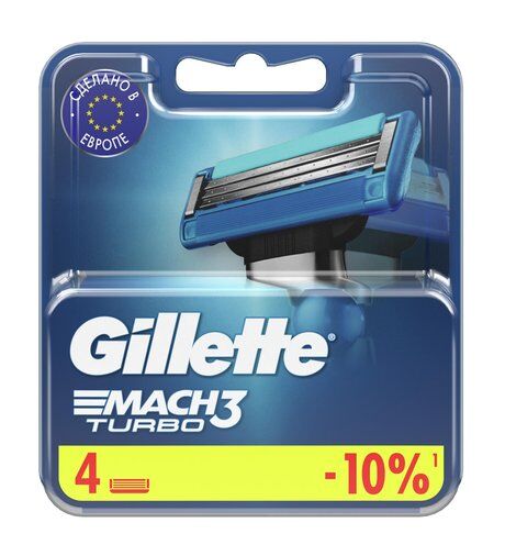 Станок для бритья Gillette Mach3 Turbo 4