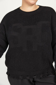 Джемпер свободного силуэта в стиле гранж Plus size Serginnetti фото 2
