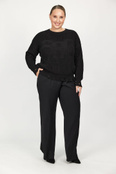 Джемпер свободного силуэта в стиле гранж Plus size Serginnetti фото 4